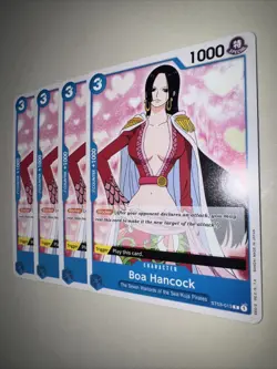 Boa Hancock ST03-013 X4 Playset One Piece Trading Card Game ENGLISH CCG TCG - Image 3