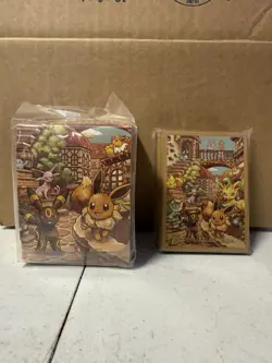 Pokemon Center Japan Eevee Heroes Gym Box Card Sleeves And Deck Box - Image 1