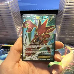 Pokemon Scizor EX Full Art 119/122 Breakpoint Ultra Rare Holo Card - Image 1