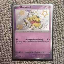 Greavard Holo - SVP070 Black Star Promo Scarlet & Violet - English Pokemon Card - Image 1