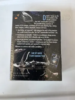 STAR TREK DEEP SPACE NINE CCG - 60-CARD STARTER DECK -1998 Decipher - NEW SEALED - Image 2