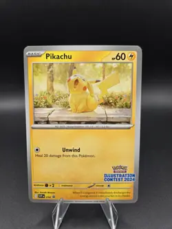 Pikachu - 214 (Illustration Contest 2024) 214 Sv: Scarlet & Violet Promo Card - Image 1