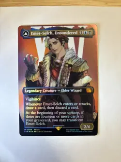 Magic the Gathering: Emet-Selch, Unsundered (Borderless) Final Fantasy Foil NM - Image 2