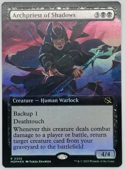 Archpriest of Shadows (Extended Art) March of the Machine Foil - Image 1