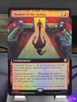 MTG - Shadow of the Goblin (0262) Rare FOIL (Extended Art) - MARVEL'S SPIDER-MAN - Image 1