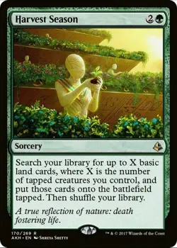 X 1 Harvest Season NM-M Amonkhet 170 MTG Magic The Gathering - Image 1