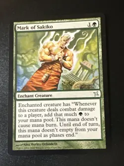 Mark Of Sakiko X1 Betrayers Of Kamigawa NM Cond See Pics English - Image 1