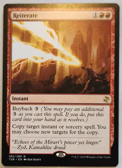 MTG Magic [x1] Reiterate [x1] Time Spiral Remastered M/NM - Image 1