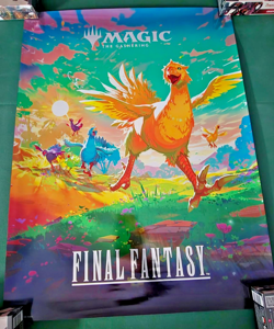 MTG: Final Fantasy Chocobo 18 x 24 Foil Store Promo Poster Set [Never Displayed] - Image 1