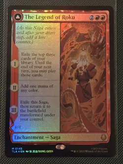 MAGIC MTG AVATAR: THE LAST AIRBENDER FOIL THE LEGEND OF ROKU - Image 1