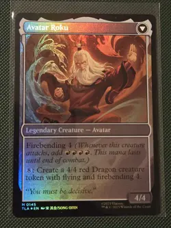 MAGIC MTG AVATAR: THE LAST AIRBENDER FOIL THE LEGEND OF ROKU - Image 2