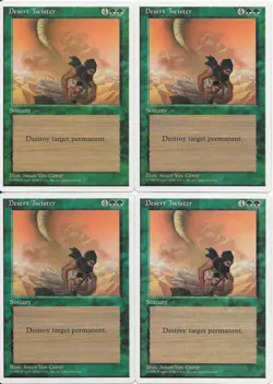 MTG: DESERT TWISTER 4th Edition UNCOMMON; played, Excellent condition x4 - Image 1