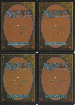 MTG: WALL OF STONE 4th Edition UNCOMMON; played, Excellent condition x4 - Image 2