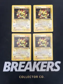 Wizards of the Coast Black Star Promo Pokemon Card Lot: Electabuzz #2 x4 Kids WB - Image 1