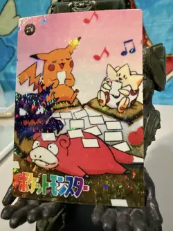 POKEMON POCKET MONSTERS VENDING PRISM #274 TOGEPI PIKACHU GENGAR Sleved TopLoad - Image 1