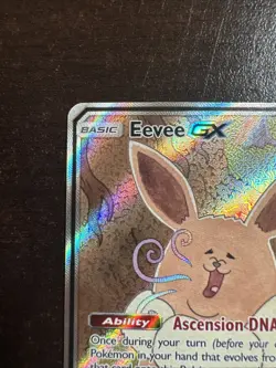 Eevee GX SM233 LP Pokemon TCG Sun & Moon Promo Alternate Art LP - Image 2