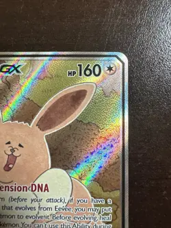 Eevee GX SM233 LP Pokemon TCG Sun & Moon Promo Alternate Art LP - Image 3