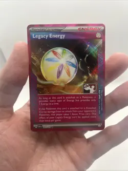 167/167 Legacy Energy Prize Pack Series 6 Stamped Play Pokemon TCG Ace Spec - Image 3