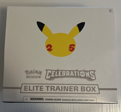 Pokemon TCG 25th Anniversary Celebrations Elite Trainer Box Factory Sealed - Image 1