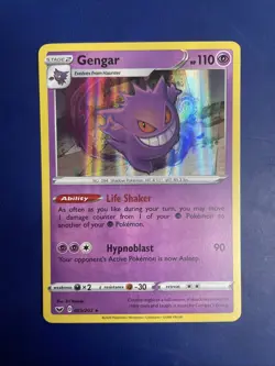 1x Gengar - 085/202 - Holo Rare NM-Mint Pokemon SWSH01 - Sword and Shield Base S - Image 1