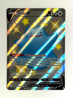 Pokemon TCG Ditto V SV118/SV122 SWSH: Shining Fates - Image 1
