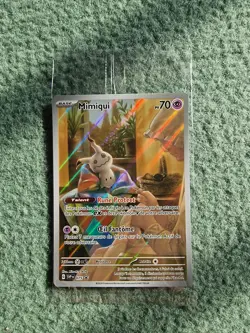 Carte Pokemon Mimiqui SVP 075 Promo AR Elite EV4.5 PAF Destinees a Paldea NEUF - Image 1