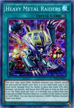 Yugioh! LP Heavy Metal Raiders - LED2-EN016 - Super Rare - 1st Edition Lightly P - Image 1