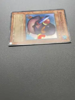 Yugioh Penguin Soldier Unlimited Super Rare SDJ-022 HP (DAMAGED) - Image 5