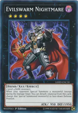 Evilswarm Nightmare - LEHD-ENC35 - Common - 1st Edition Legendary Hero Decks Set - Image 1