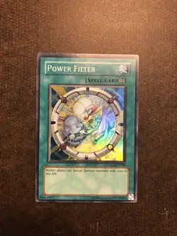 Yugioh - Power Filter TDGS-EN058 - Super Rare - LP/NM - Image 1