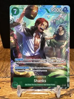 One Piece English OP14-027 Shanks R Alt Art The Azure Sea's Seven - Image 2