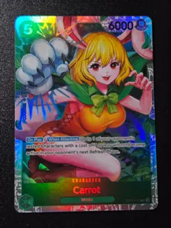 Carrot OP08-023 SR One Piece Card Game Two Legends Character Foil NM Card. - Image 1