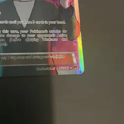 GIOVANNI'S SCHEME TRAINER 162/162 HOLO FULL ART BREAKTHROUGH POKEMON CARD NM - Image 4