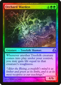 Orchard Warden FOIL Morningtide PLD Green Uncommon MAGIC MTG CARD ABUGames - Image 1