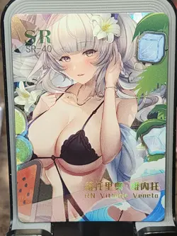 Veneto Dream of Desire Card Goddess Story Anime Waifu Holo SR SR-40 - Image 1