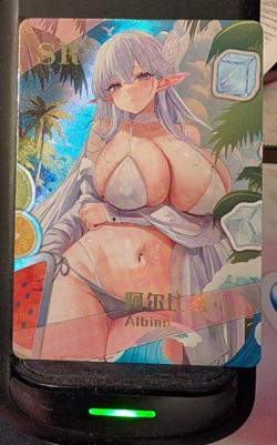 Albion Azur Lane SR-18 Dream of Desire Goddess Story Anime Waifu Card - Image 1