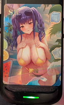 Pola Azur Lane SR-20 Dream of Desire Goddess Story Anime Waifu Card - Image 1