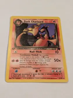 Dark Charizard 2000 Non Holo 21/82 Pokemon Card 1st Ed. Ready To Grade!! - Image 2