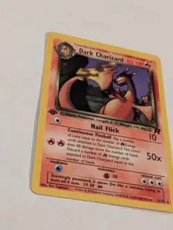 Dark Charizard 2000 Non Holo 21/82 Pokemon Card 1st Ed. Ready To Grade!! - Image 3