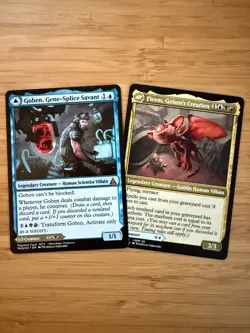 Goben, Gene Splicer Savant Fleem Norman Osborn Green Goblin MTG custom card - Image 1