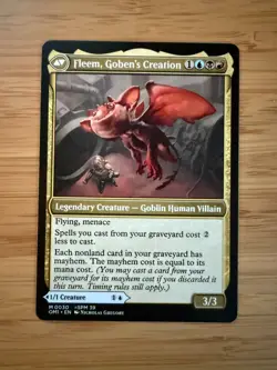 Goben, Gene Splicer Savant Fleem Norman Osborn Green Goblin MTG custom card - Image 3