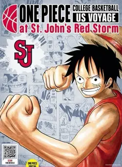 One Piece Monkey.D.Luffy (US) NCAAB Promo Card + St. John’s Poster PRESALE !! - Image 3