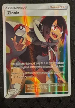 Pokemon Zinnia Full Art Holo Ultra Rare Trainer Card Dragon Majesty 70/70 - Image 1