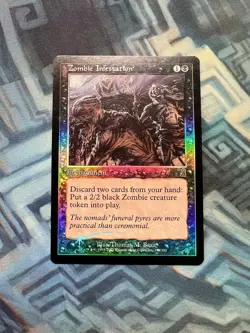 MTG Foil Zombie Infestation EX/LP- Odyssey - Image 1