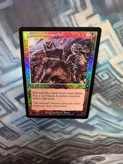 MTG Foil Zombie Infestation EX/LP- Odyssey - Image 3