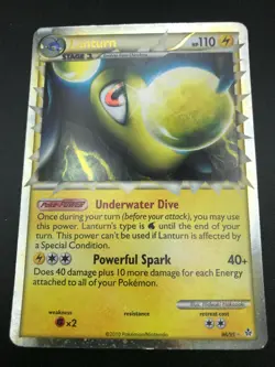 Lanturn Prime 86/95 ULTRA RARE HGSS Unleashed Holo Pokemon TCG Card NM 2010 - Image 1