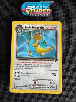 Pokemon - Dark Dragonite - Team Rocket 22/82 - Non Holo Rare - MP - Image 1