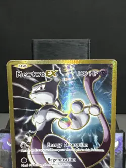Pokemon Card Mewtwo EX 103/108 Evolutions Full Art Rare Played - Image 2