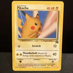PIKACHU 26 WOTC Black Star Promo - 26 - Pokemon Card #26 snap - Image 1