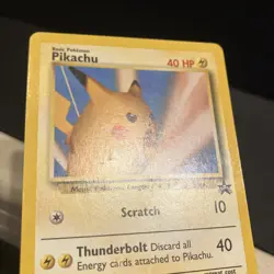 PIKACHU 26 WOTC Black Star Promo - 26 - Pokemon Card #26 snap - Image 4